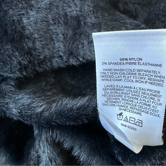 Express mock neck short sleeve fuzzy sweater - Picture 3 of 3